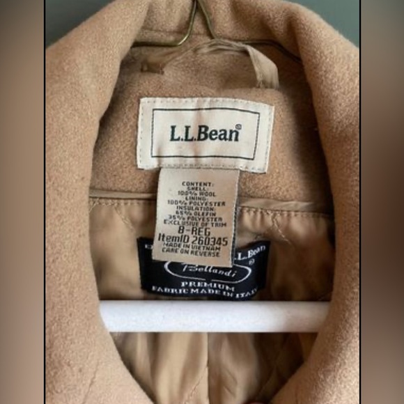 Camel Lambswool Peacoat - Picture 4 of 4